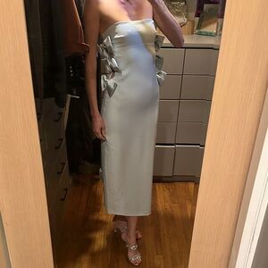 Elegant Strapless Zara Evening Dress